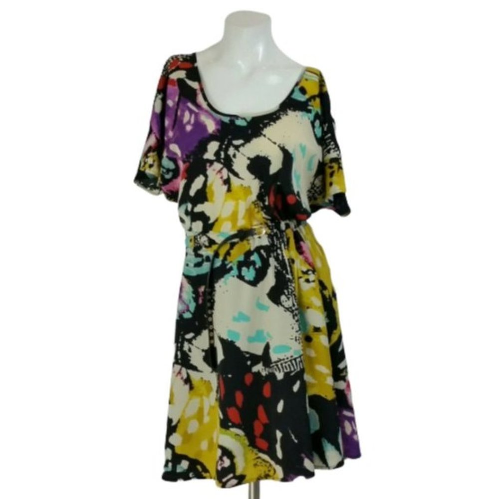 Stitch Fix Cold Shoulder Silky A-Line Party Dress